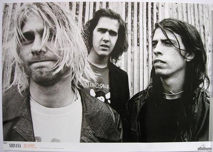 A moment of silence, remember Nirvana. - Nirvana, Memory, Nirvana, Black and white photo, Kurt Cobain