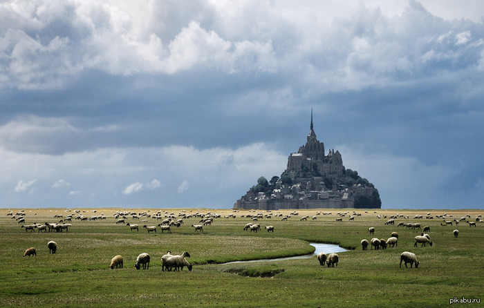  !   :) The abbey of Mont St Michel in Normandy / Fance