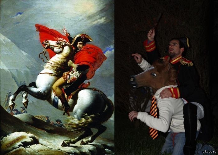 Cosplay, such cosplay)) - Cosplay, Napoleon, Horse head