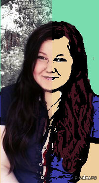 Я вот рисую фото людей в таком стиле, кто хочет, кидайте свои фото в комменты, и вам такую сделаю=)