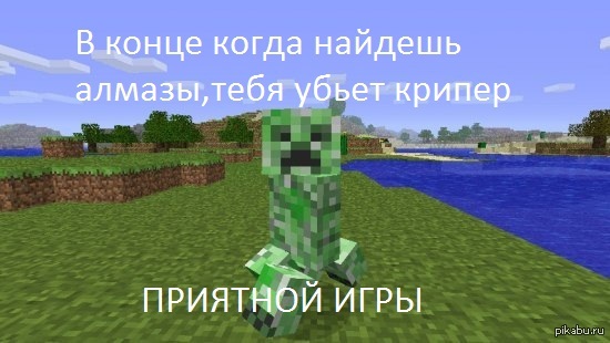 Have a nice game. - My, Creeper, Games