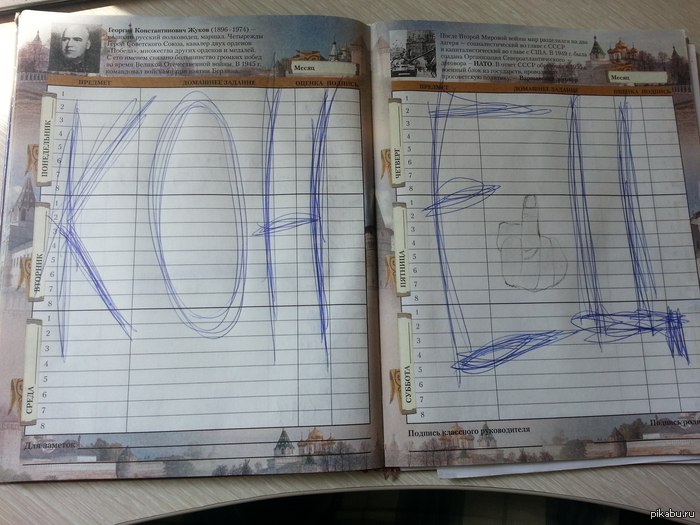 А как Вы заканчиваете свой дневник?