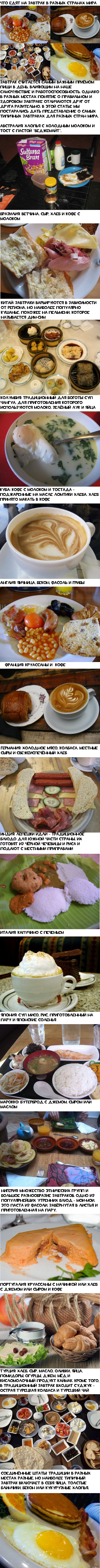 Что едят на завтрак в разных странах мира