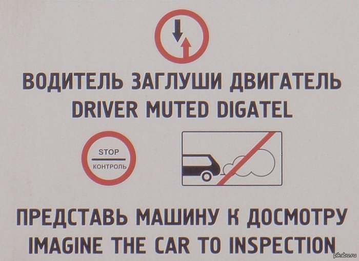 At customs in Nizhnekamsk - Customs, Translation, Lost in translation, English language