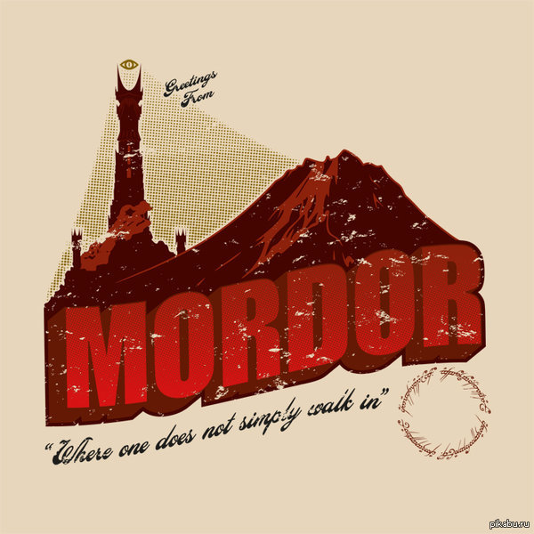 Привет из Мордора!