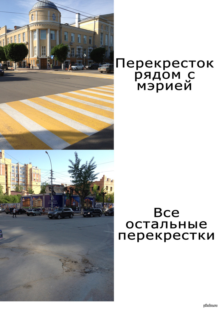 Crossroads of our city - My, Road, Town, Ryazan