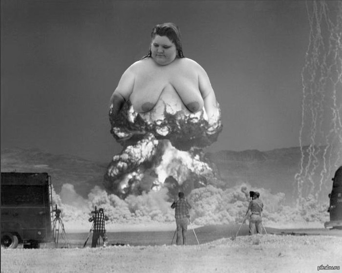Sick imagination - NSFW, Girls, Nuclear explosion, Horror