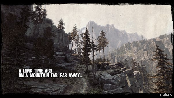 Вот так вот начинается один из уровней Call of Juarez:Gunslinger.