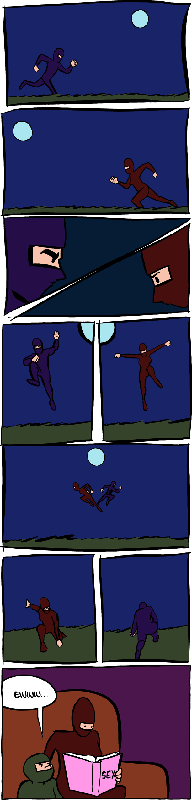 Ninja - Ninja, Sex, GIF, Comics, Smbc