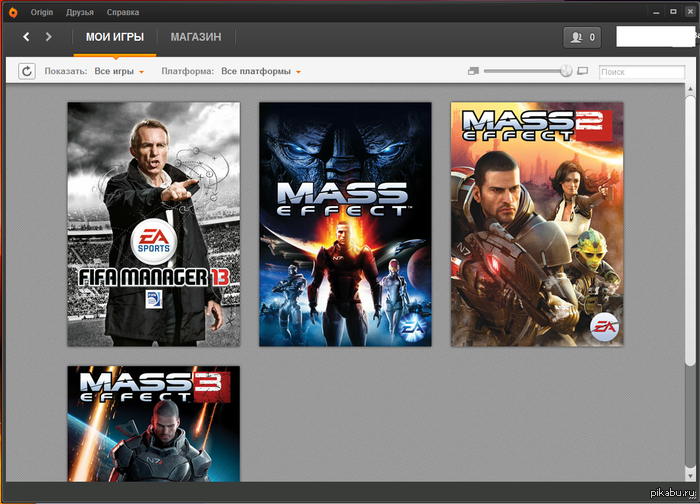 ������ ������� � mass effect 1,2,3 � fifa manager 2013