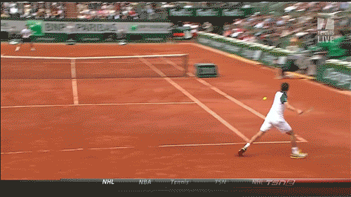 Потрясающий удар Роджера Федерера