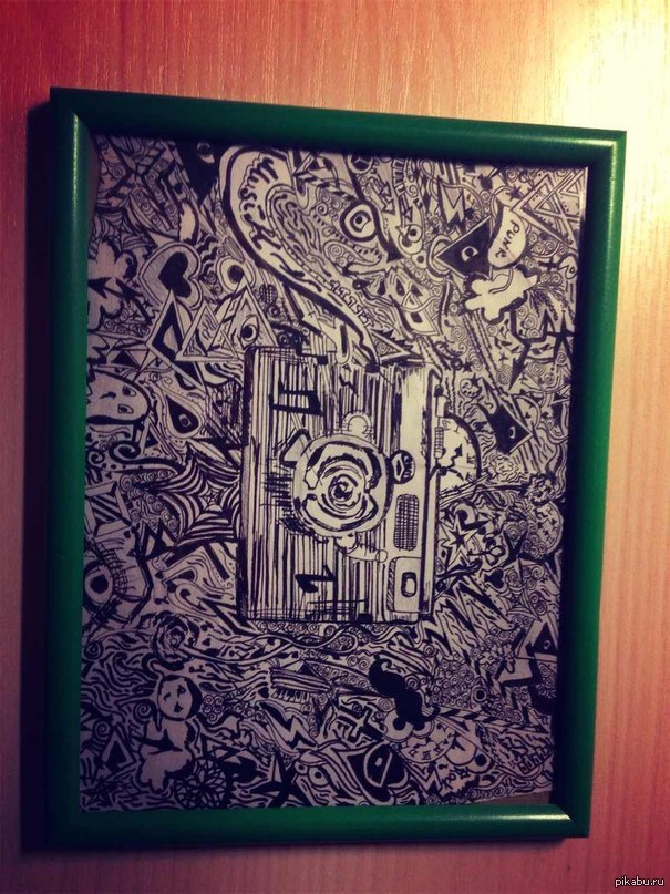 вот такой рисунок нарисовала моя бывшая девушка к дате расставания .