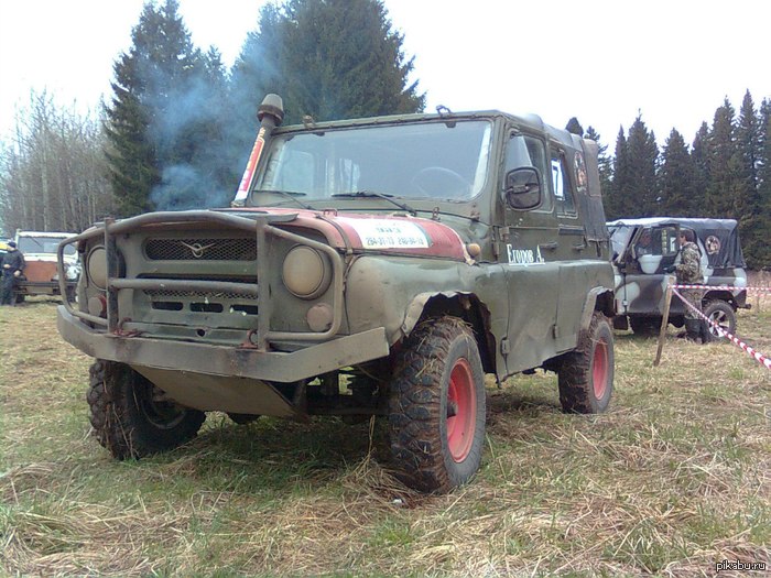 UHAB 2012 city of Ocher - My, Bump, Race, UAZ