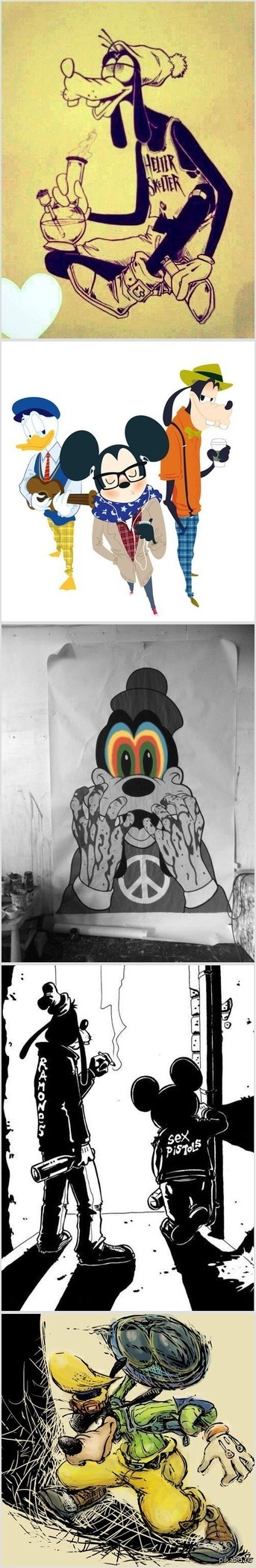 Art. Disney. - Art, Walt disney company, A selection, Mickey Mouse, Goofy