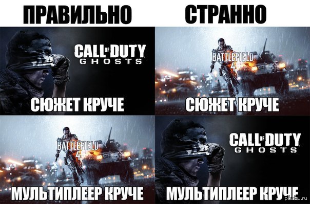 Battlefield 4 vs Call Of Duty: ghost   !