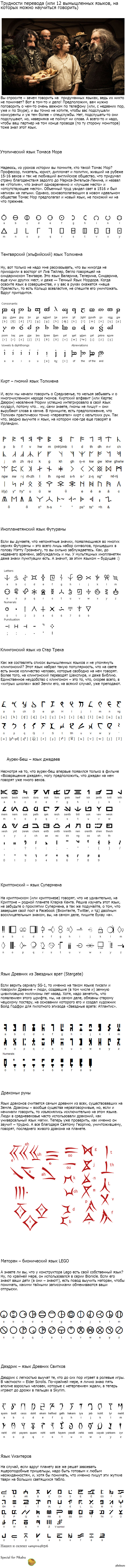 Вымышленные языки, на которых можно научиться говорить [ДЛИННОПОСТ] | Пикабу