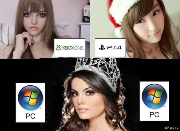 XBOX ONE vs PS4 vs PC 