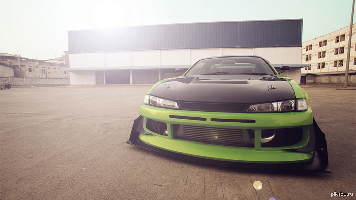 I heard that they like the unnatural color of girls here - Jdm, Drift, , Green