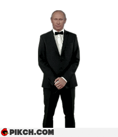 Путин на белом фоне
