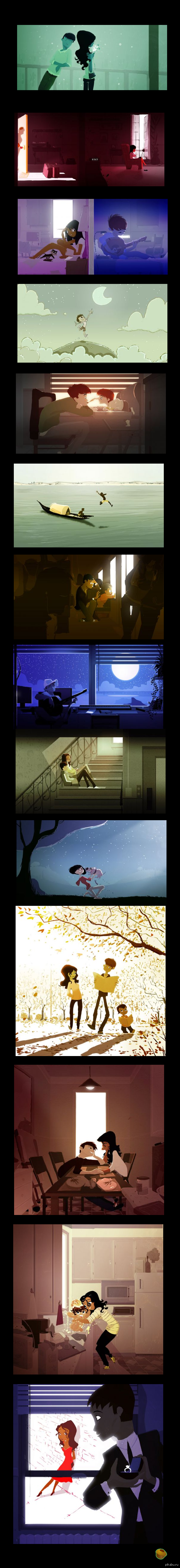 Паскаль Кэмпион (Pascal Campion) довольно известный на западе иллюстратор и  аниматор. | Пикабу