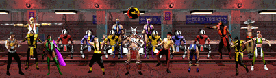 Mortal Kombat dance party   