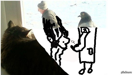 к посту о голубе)