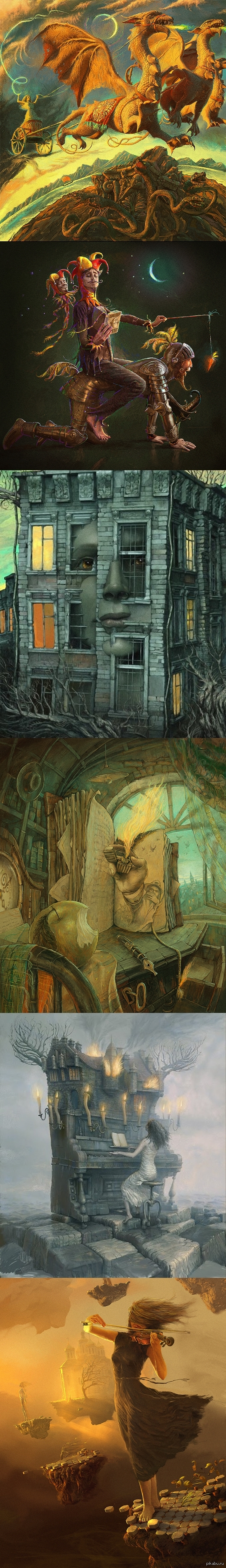 Чудесные рисунки от русского художника Андрея Фереза