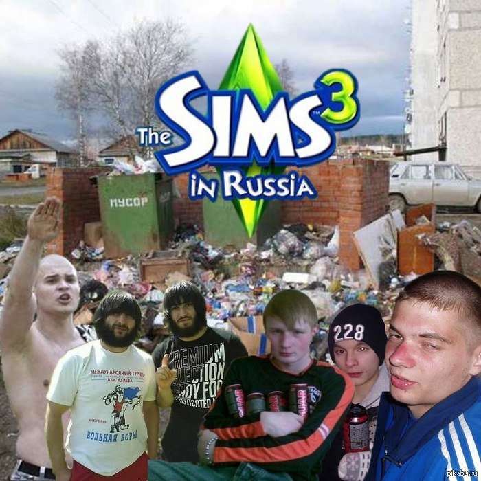 sims 3 in russia - Russia, A life, Pain, Caucasians, Style, Humor