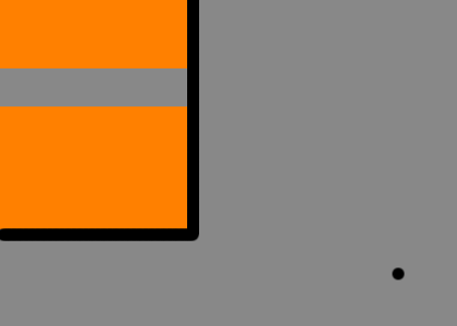 смотрите на точку и полоска посинеет