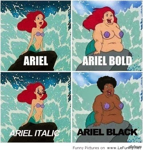 Ariel fonts 