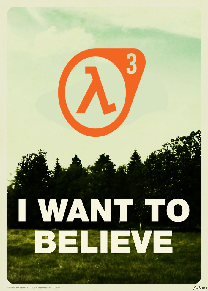    &quot;I want to believe&quot;      . 