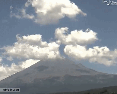 вулкан Попокатепетль, Мексика