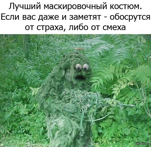 Маскировка, маскировочка - Ghillie, Все афигеют