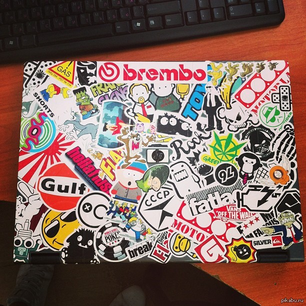 stickerbomb