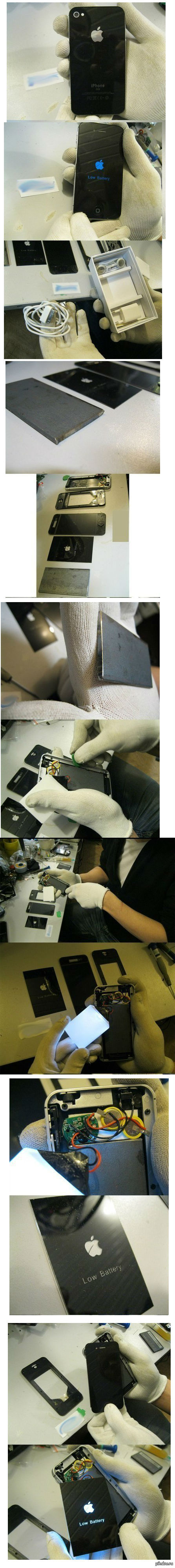 Парень обратился в сервис с жалобой, что его телефон не заряжается ...