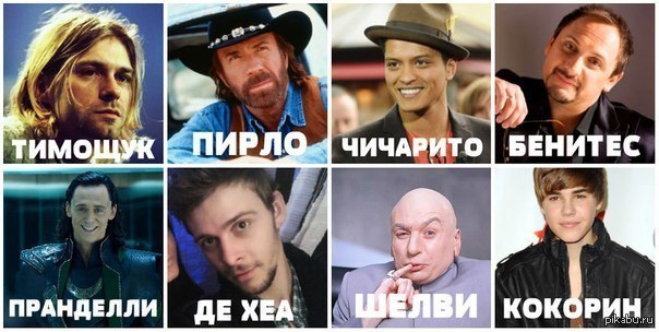 Футболисты и знаменитости | Пикабу