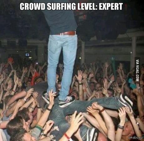 Crowd Surfing Stripped