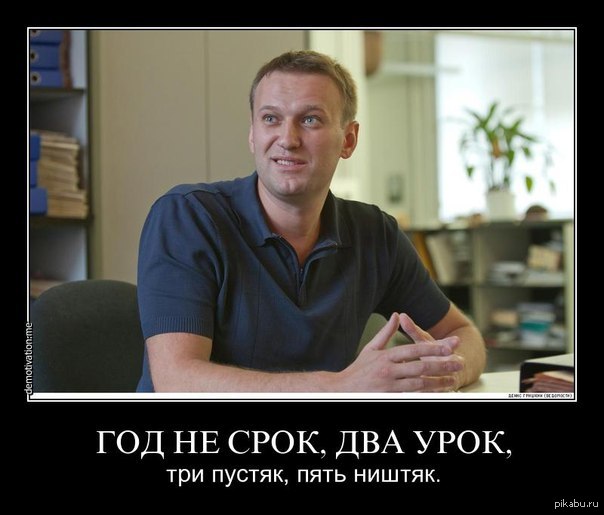 Что значит ништяк. Навальный демотиваторы. Год не срок 2 урок. Год не срок два урок три пустяк пять ништяк. Мы не сидим сложа руки.