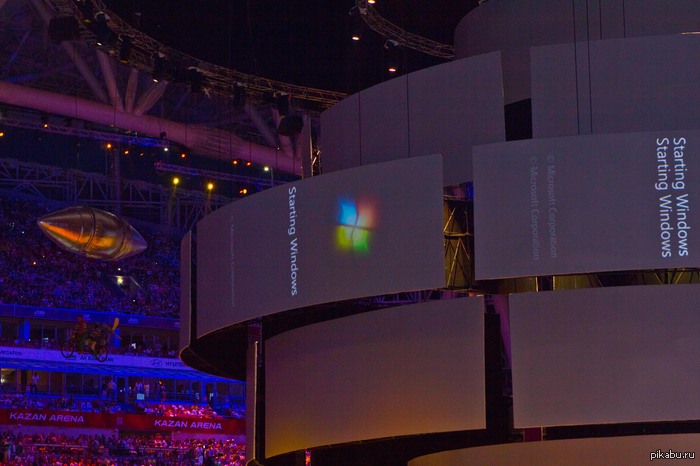 Вот такое вот закрытие Универсиады 2013