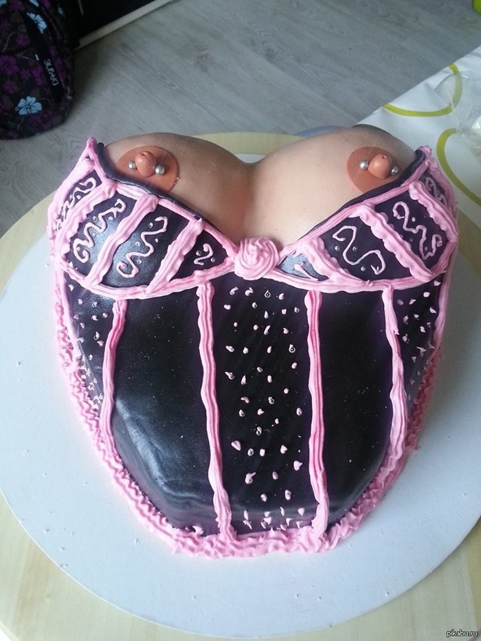 Cake for night owls. - NSFW, Cake, Boobs