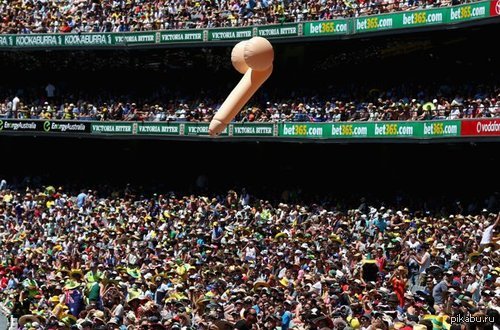 It's a bird, it's an airplane, it's... - Stadium, Ball, NSFW