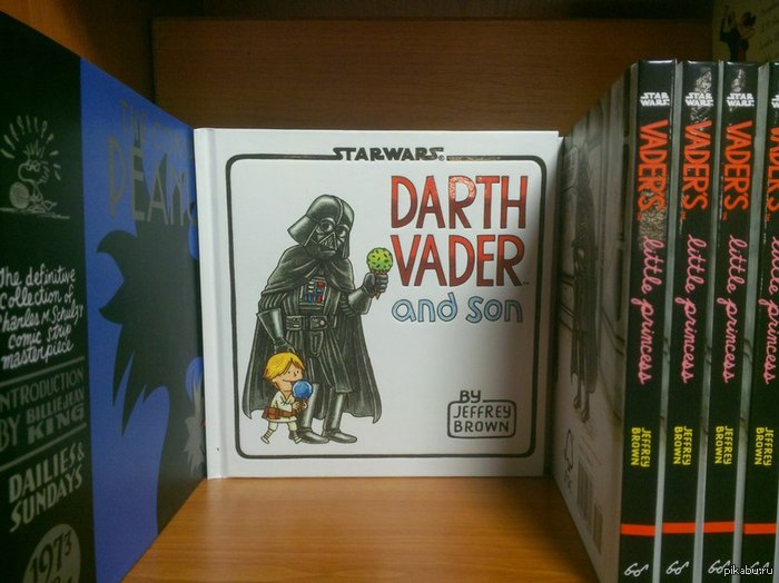Dart Vader and his son.  -   ,      Waterstones (  Market Street). 4    (+   )