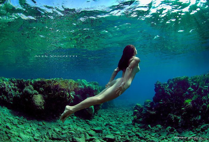 Under the water - NSFW, Beautiful girl, Under the water