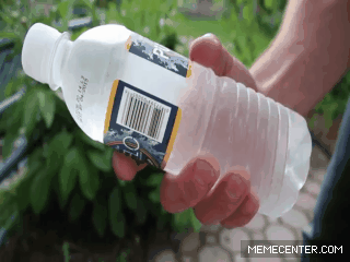 Мгновенное превращение воды в лед