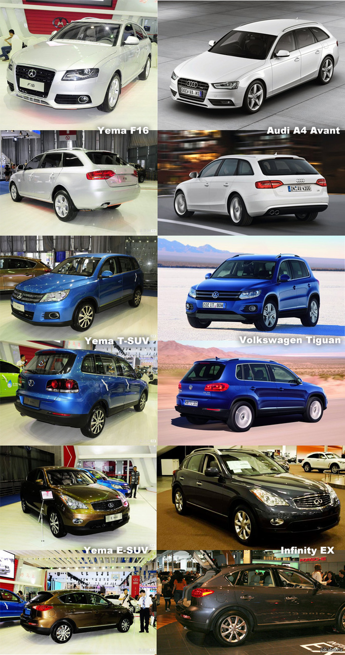 Chinese clones of famous cars - Auto, China, Clones