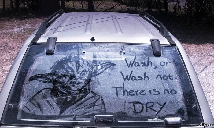 Wash, or wash not.  )