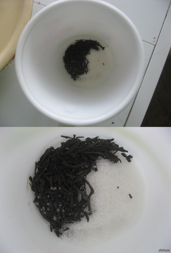 просыпаюсь,иду на кухню,закидываю в кружку заварку,сахар..смотрю,а там