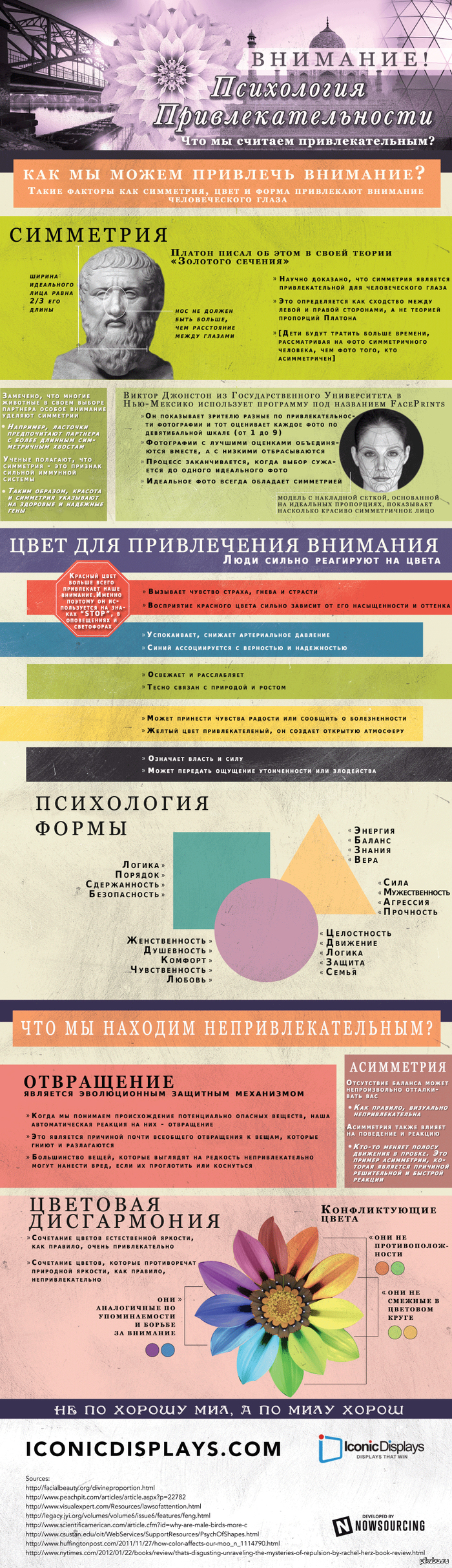 ИНФОГРАФИКА: В чем секрет привлекательности?