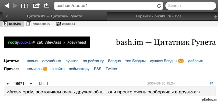 1-я цитата на Баше