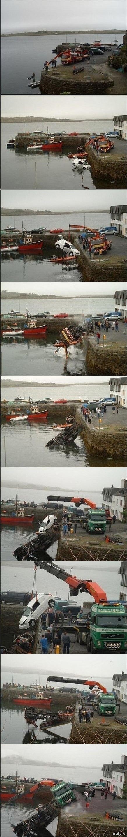 Эвакуатор, который не смог | Пикабу